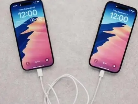 分宜苹果15维修店分享iPhone15可以给安卓充电吗 