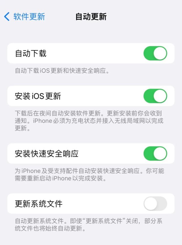 分宜苹果手机维修分享苹果快速安全响应更新有必要安装吗 