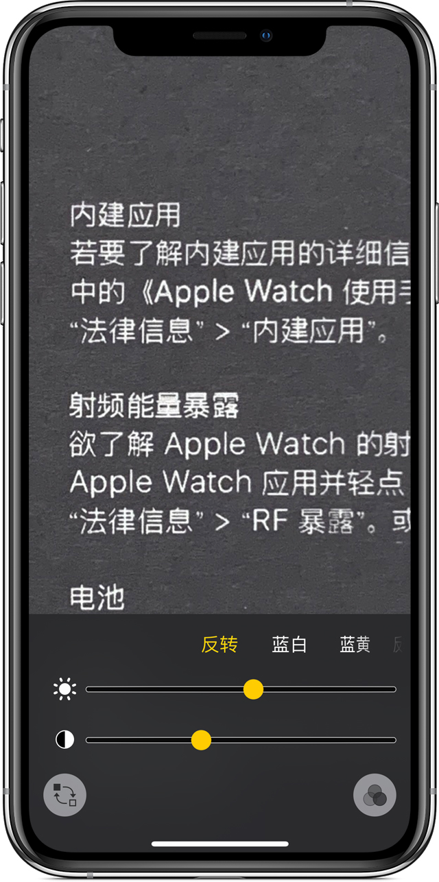 分宜苹果手机维修分享iPhone 小技巧：使用自带的放大器功能放大文字 